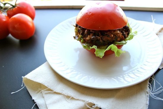 Easy veggie burger