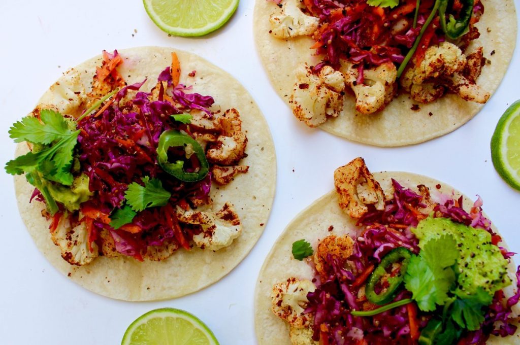 Roasted Cauliflower Tacos